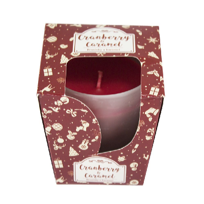 Vonná svíčka Cranberry & Caramel 100 g