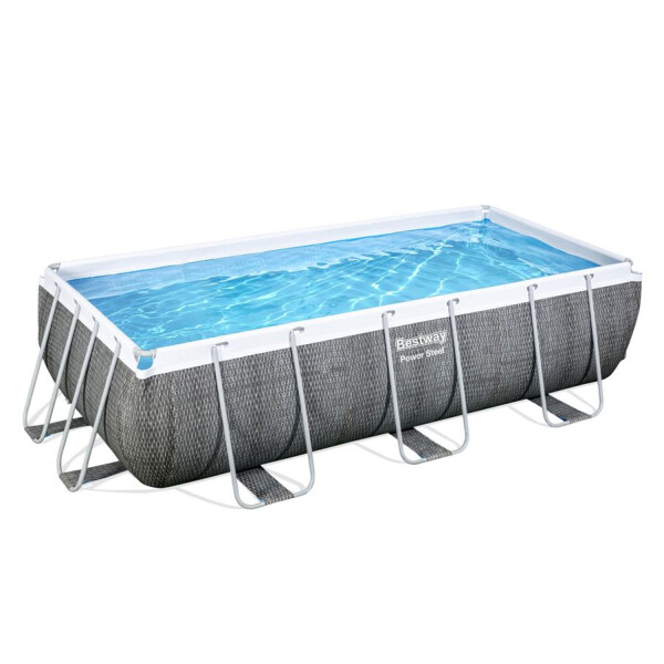 Bazén Power Steel Rattan 4,12 x 2,01 x 1,22 m bez filtrace