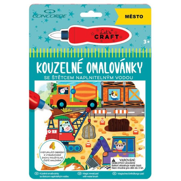 Kouzelné omalovánky - město